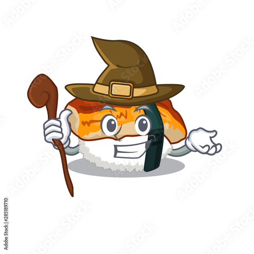 Witch unagi sushi in the character lunchbox