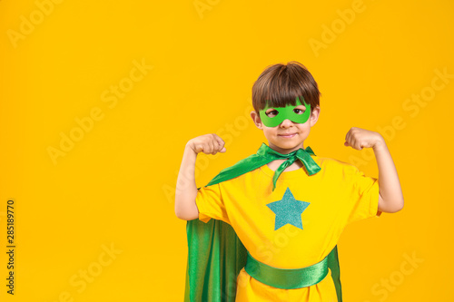 Cute little boy dressed as ...