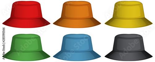 Photos Bucket hats in six different colors