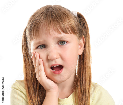 Little girl suffering from ...