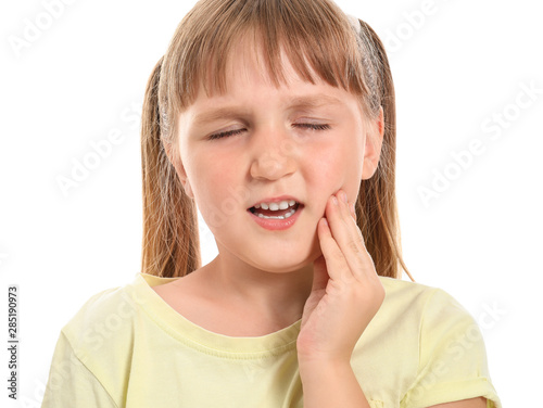 Little girl suffering from ...