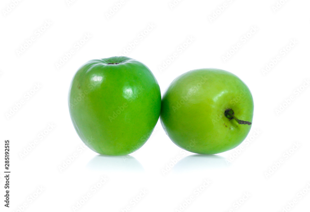 Jujube isolated on white background Jujube isolated on white background