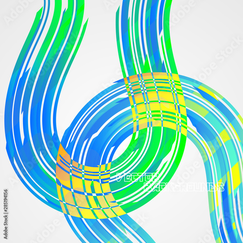 Abstract curved lines colors on a gray vector wallpaper backgrounds