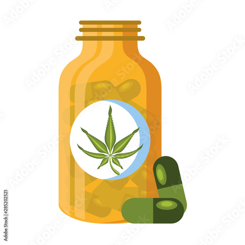 cannabis martihuana sativa hemp cartoon