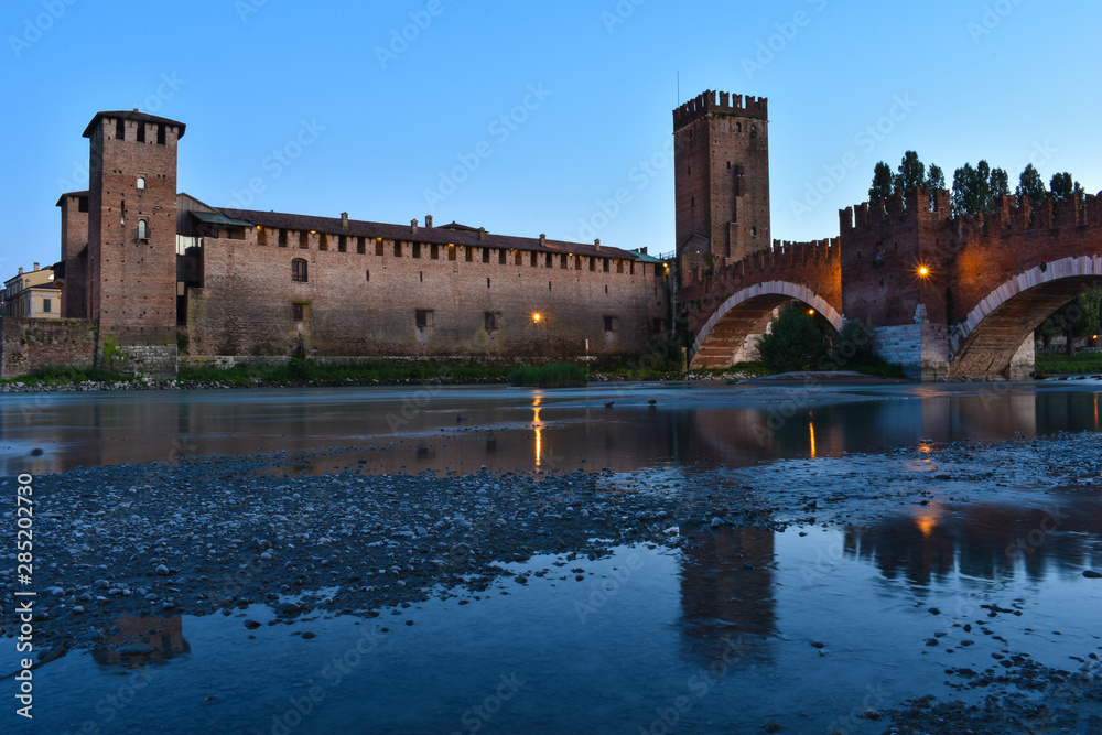 Fototapeta premium Verona's old castle, Italy
