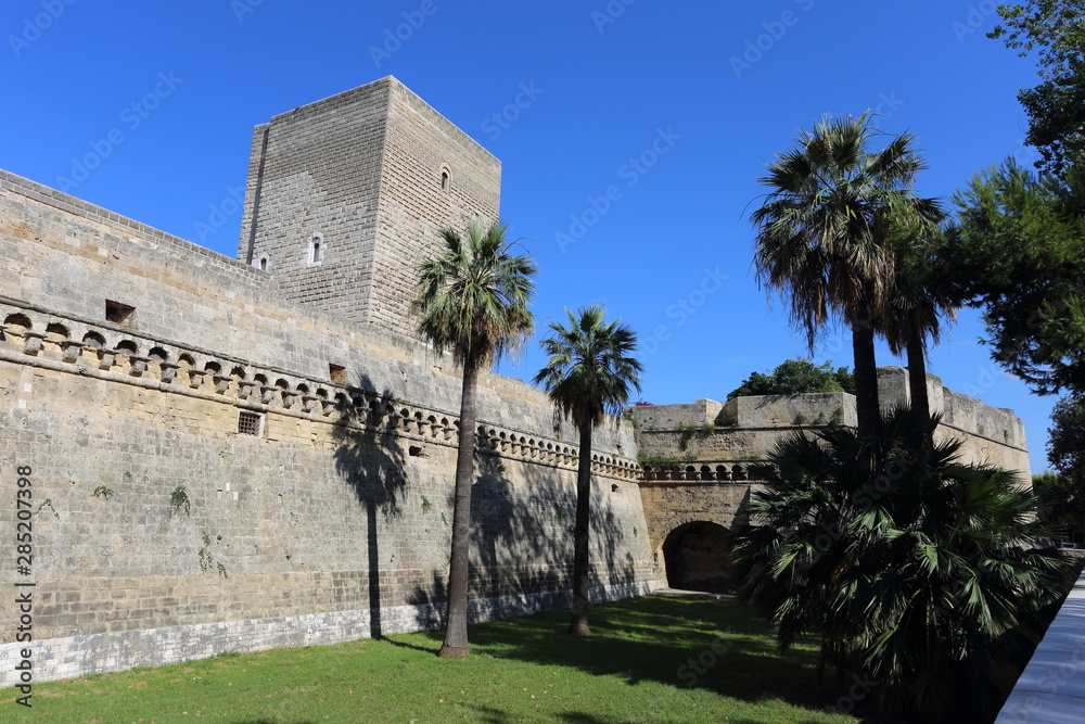 Bari, Italy - 15 July 2019: The Norman-Swabian Castle