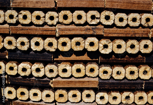 wood briquettes for the boiler