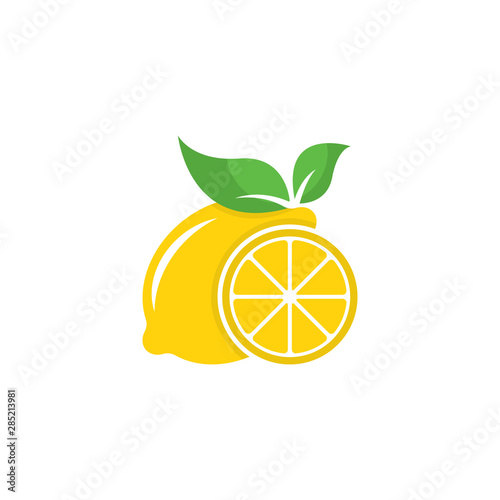 Set of lemon fruit logo vector template icon illustration design 