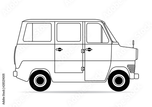 Bus Transporter alt Silhouette