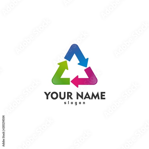 Three Arrow Recycle Logo Triangle