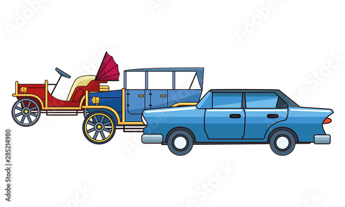 Vintage and classic cars vehicles