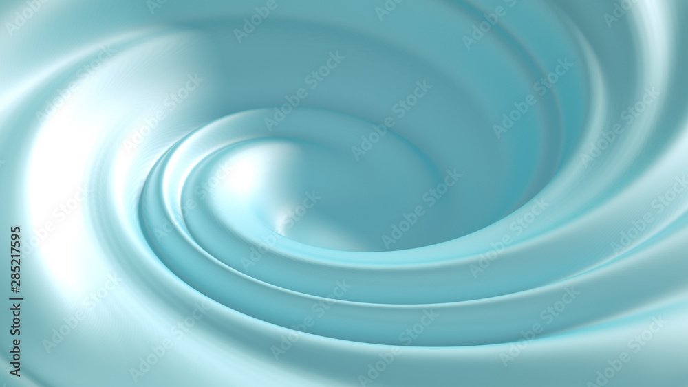 Obraz premium Beautiful turquoise paint splash. 3d illustration, 3d rendering.