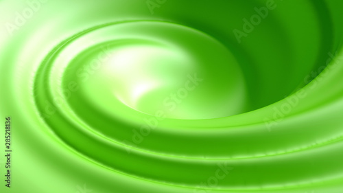 Beautiful green paint splash. 3d illustration, 3d rendering.
