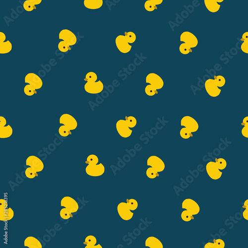 Colorful abstract bath ducklings pattern. Repeat pattern of bright colors.