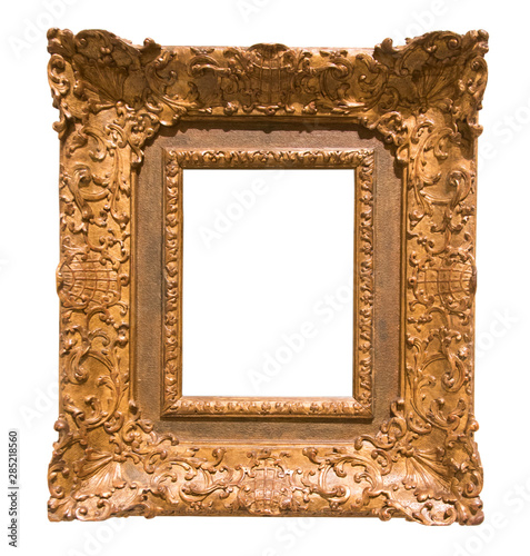 rectangularframe for photo on isolated background photo