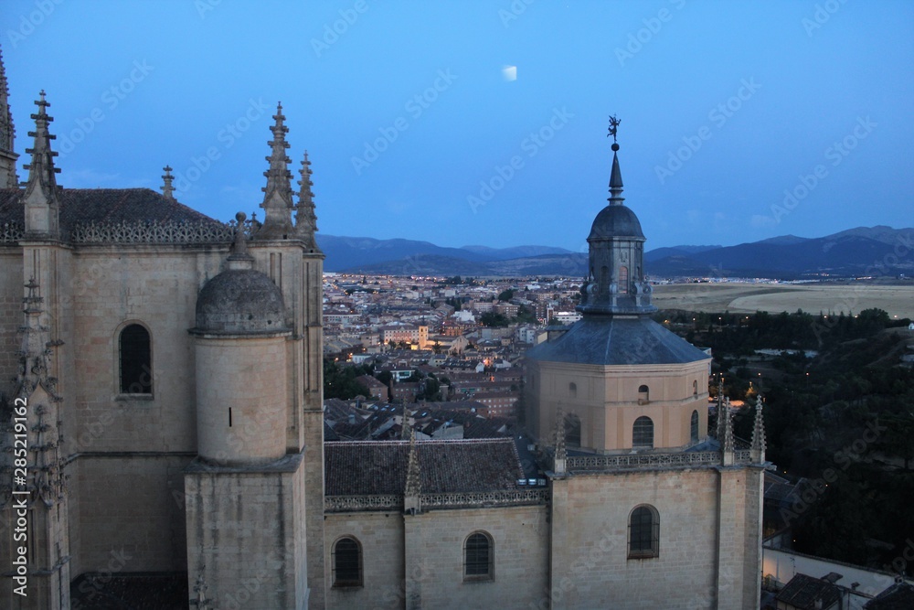 Tejados de la Catedral de Segovia