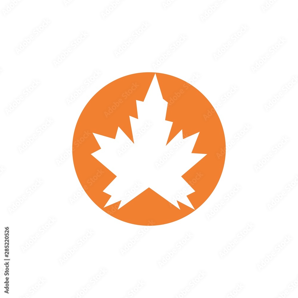 autumn leaf icon vector autumn leaf icon vector