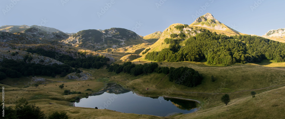 Orlovacko lake in Sutjeska national park Bosnia and Herzegovina