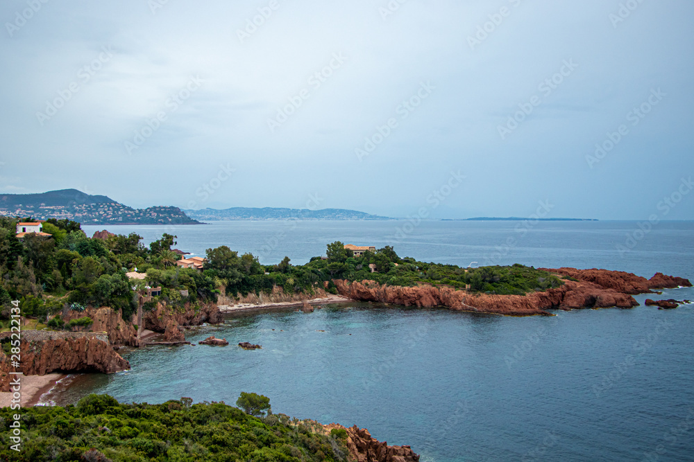 amazing view of the bay of French Riviera amazing view of the bay of French Riviera