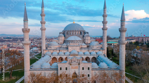 Canvas Print The Golden Horn, also known by its modern Turkish name, Haliç, is a major urban waterway and the primary inlet of the Bosphorus in Istanbul, Turkey