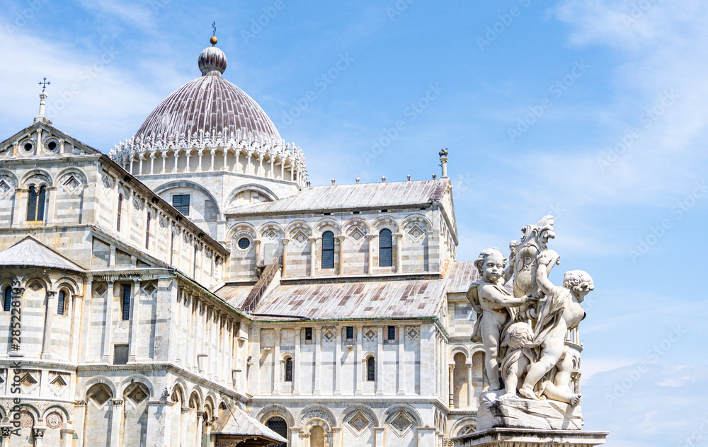 Cathedral Duomo di Santa Maria Assunta in Piazza del Duomo. Tuscany, Italy, Pisa