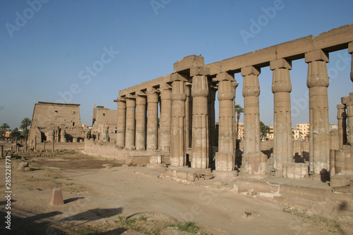 Ancient Egyptian Temple Complex at Luxor, Egypt