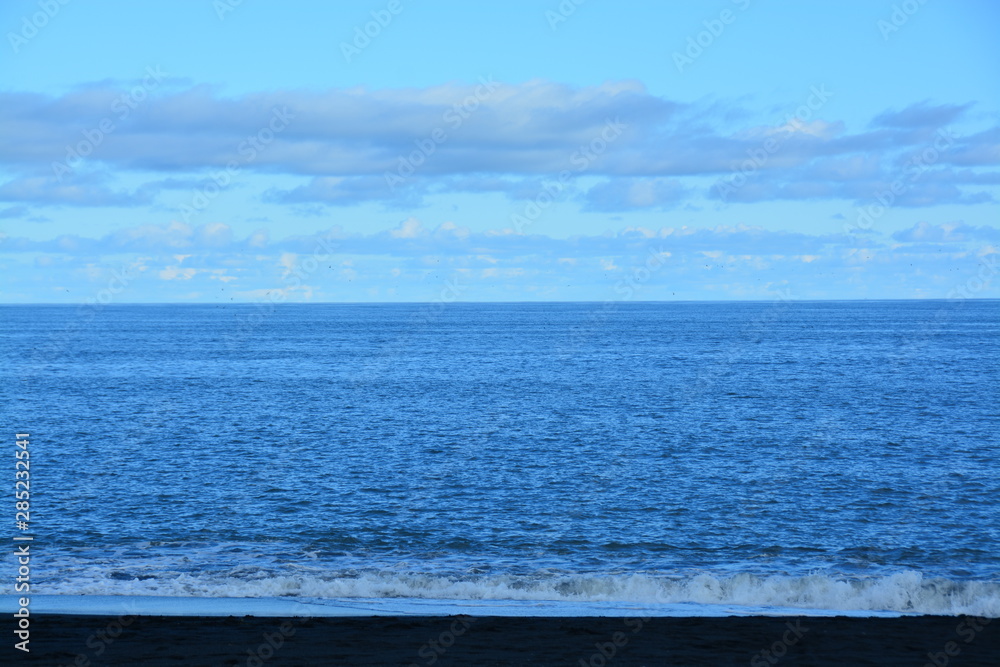 Obraz premium アイスランドのブラックサンドビーチ