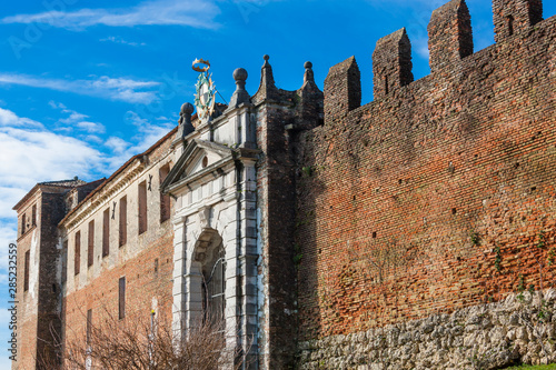 The castle of San Salvatore in the town of Susegana photo