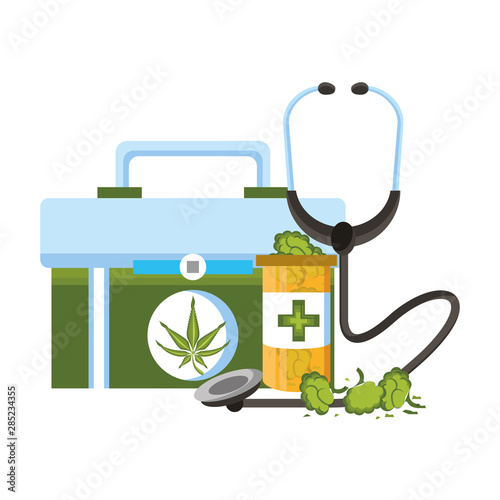 cannabis martihuana sativa hemp cartoon