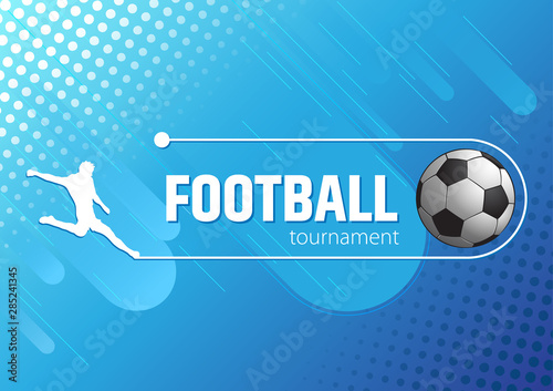 Football sport design abstract background.