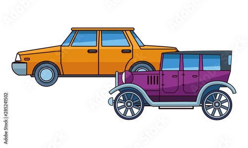 Vintage and classic cars vehicles