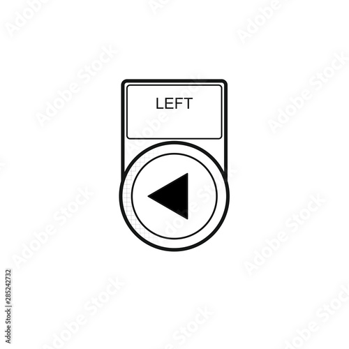 Button "Left" [schwarz-weiß]