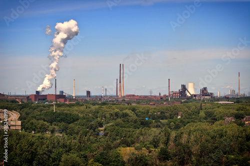 Aussicht Landschaftspark Nord Duisburg