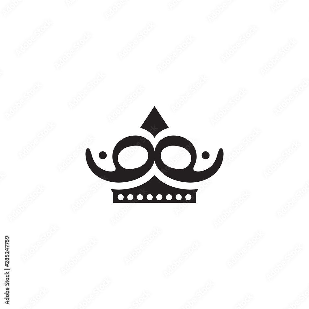 Crown logo design vector template Crown logo design vector template