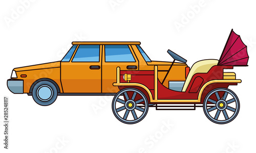 Vintage and classic cars vehicles