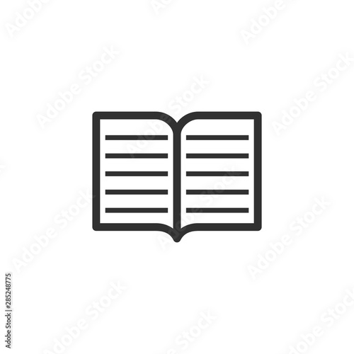 Open Book icon, vector illu...