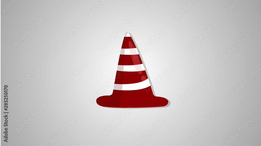 Traffic cone Icon. Warning Vector, Sign and Symbol for Design, Presentation, Website or Apps Elements. Traffic cone Icon. Warning Vector, Sign and Symbol for Design, Presentation, Website or Apps Elements.