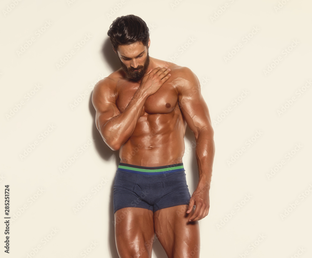 Handsome Athletic Men Posing in Underwear Handsome Athletic Men Posing in Underwear