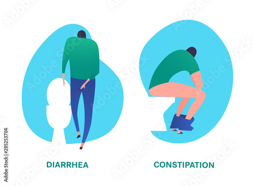 Diarrhea and constipation image