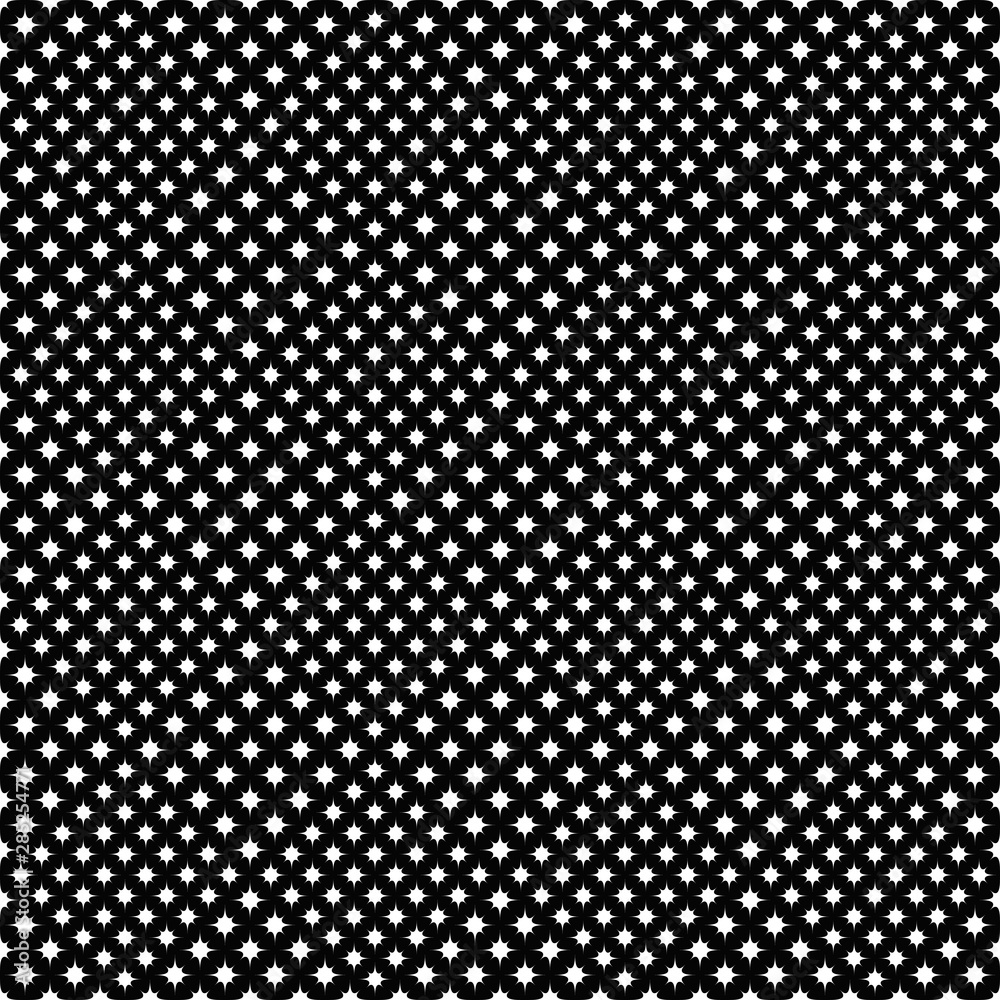 Star pattern background - abstract black and white vector design from stars Star pattern background - abstract black and white vector design from stars