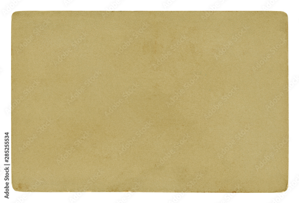 Vintage paper background isolated - (clipping path included) 