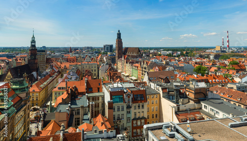Panorama Wrocławia - Mostek Pokutnic © Kisiecki