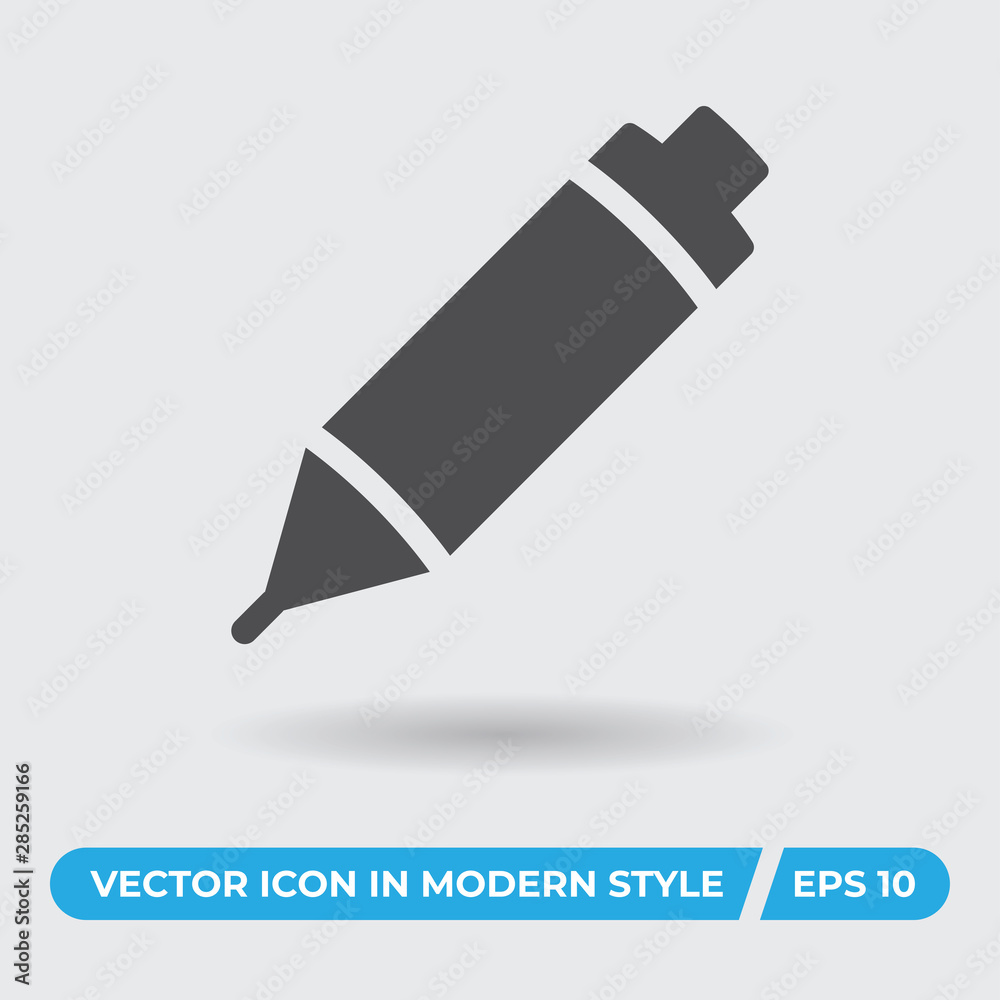 Pencil vector icon, simple sign for web site and mobile app. Pencil vector icon, simple sign for web site and mobile app.