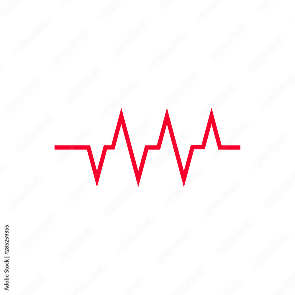 unique pulse or Sound waves vector premium design template unique pulse or Sound waves vector premium design template