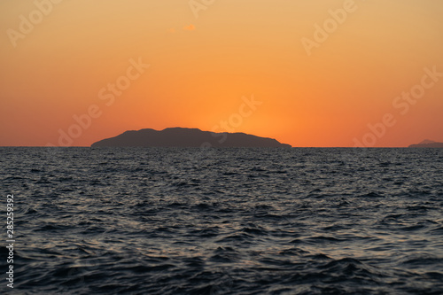 Rodia Beach in Messina - View of the Aeolian islands in Messina