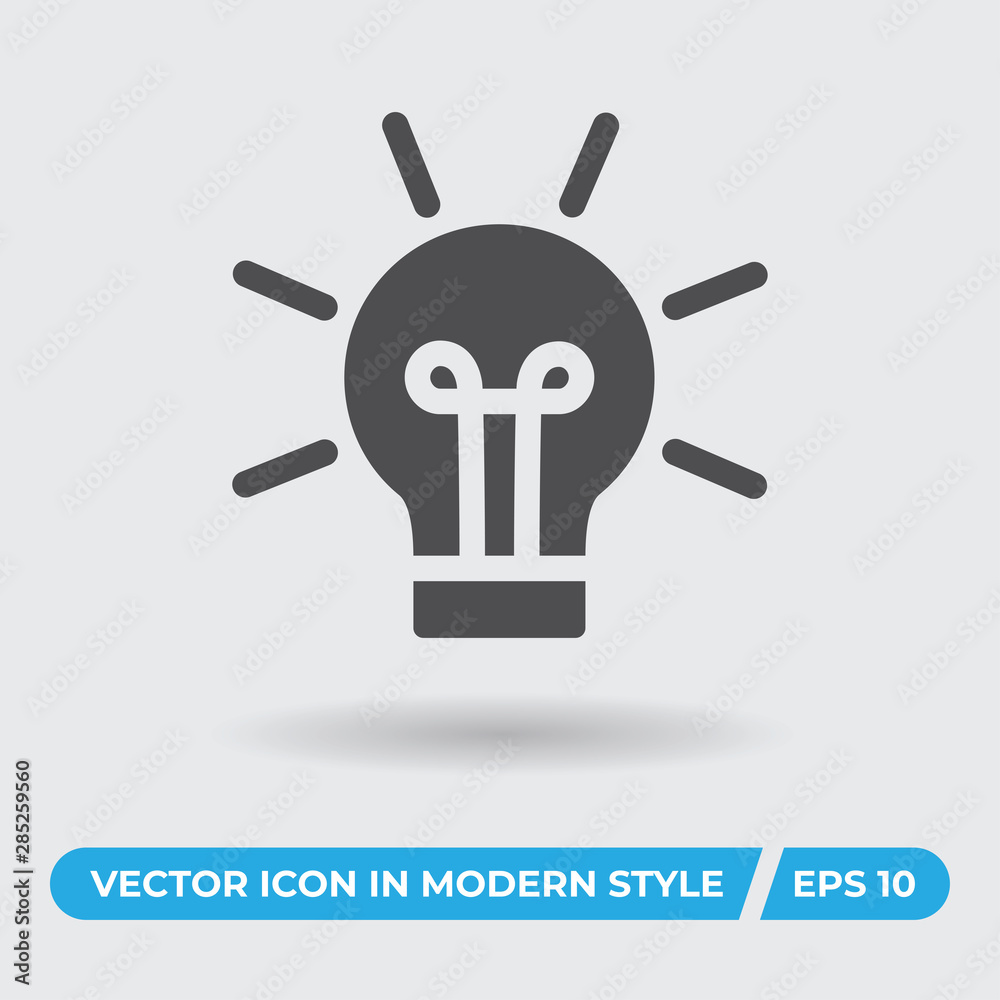 Idea vector icon, simple sign for web site and mobile app.