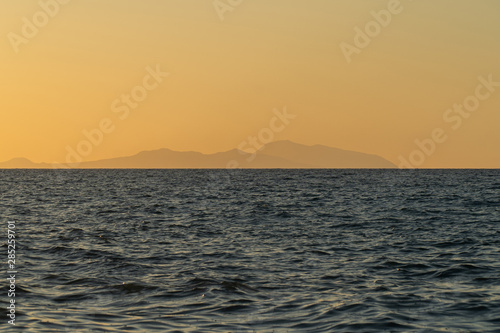 Rodia Beach in Messina - View of the Aeolian islands in Messina