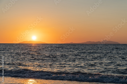 Rodia Beach in Messina - View of the Aeolian islands in Messina © Wead