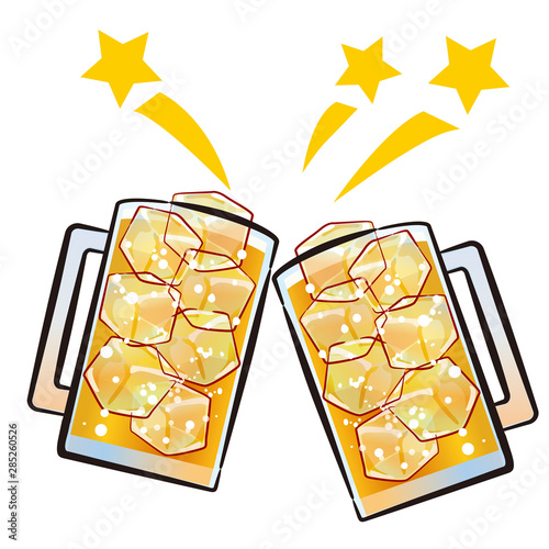 ハイボールイラスト