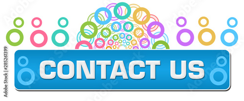 Contact Us Colorful Circular Rings Top 
